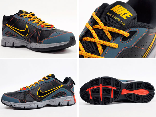 Nike Dual Fusion Tr Ii Otr Black Slate Blue Team Orange 3