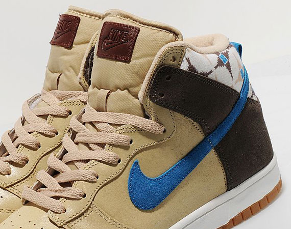 Nike Dunk High ‘Aztec’ – Sand – Blue – Iron Grey