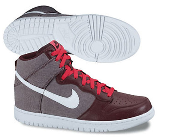 Nike Dunk High Red Mahogany Red Mahogany White