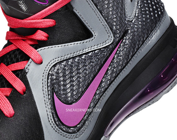 Nike LeBron 9 – Cool Grey – Vivid Grey – Black – Cherry