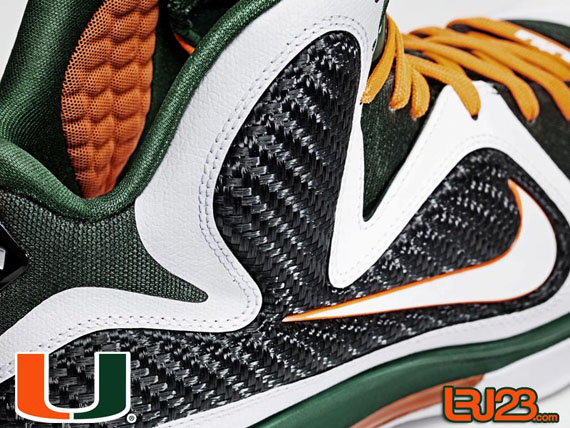 Nike Lebron 9 Miami Hurricanes 05