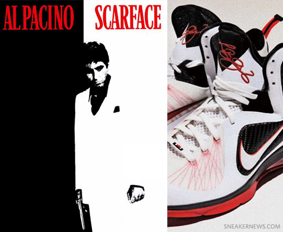 Nike LeBron 9 ‘Scarface’ – Miami Heat Home