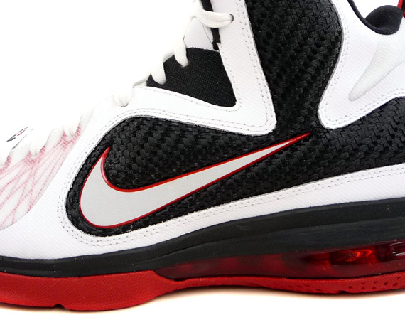 Nike Lebron 9 White Black Sport Red Summary1