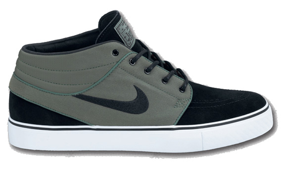 Nike Sb Janoski Mid Black Nori Summer 2012 Preview 02