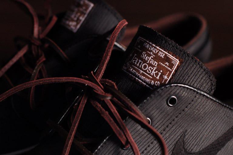 Nike Sb Zoom Stefan Janoski Black Woodgrain 4