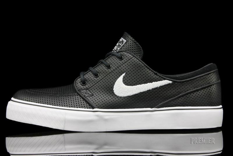 Nike Sb Zoom Stefan Janoski Premium Black Perf 1