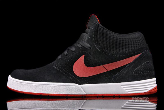 Nike Sbprod V Mid Black Sport Red 01