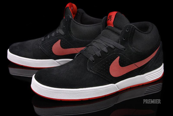 Nike Sbprod V Mid Black Sport Red 03