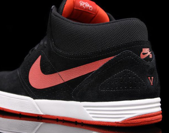 Nike SB P-Rod V Mid – Black – Sport Red