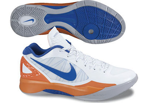 Nike Zoom Hyperdunk 2011 White Orange Blaze Wolf Grey Varsity Royal