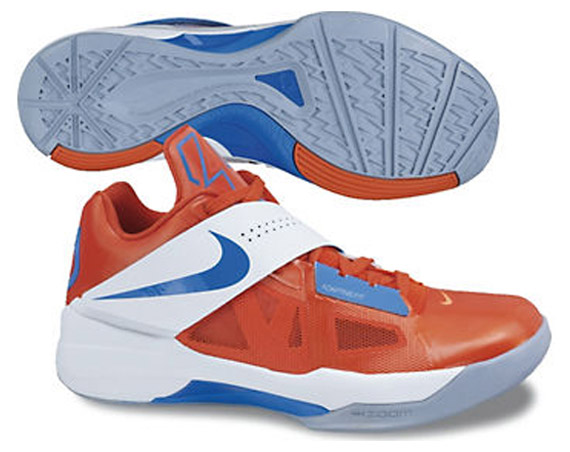 Nike Zoom Kd Iv Team Orange White Photo Blue Summer 2012