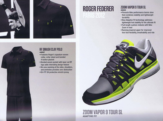 Nike Zoom Vapor Tour 9 Sl Roger Federer Paris 2012 03