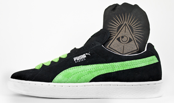 Puma Shadow Society States Black Green 5