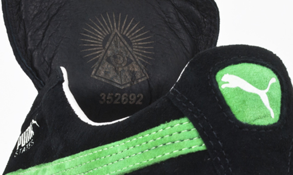 Puma Shadow Society States Black Green 9