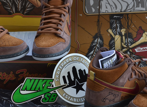 Spot X Nike Sb Dunk High Cigar Full Package 1