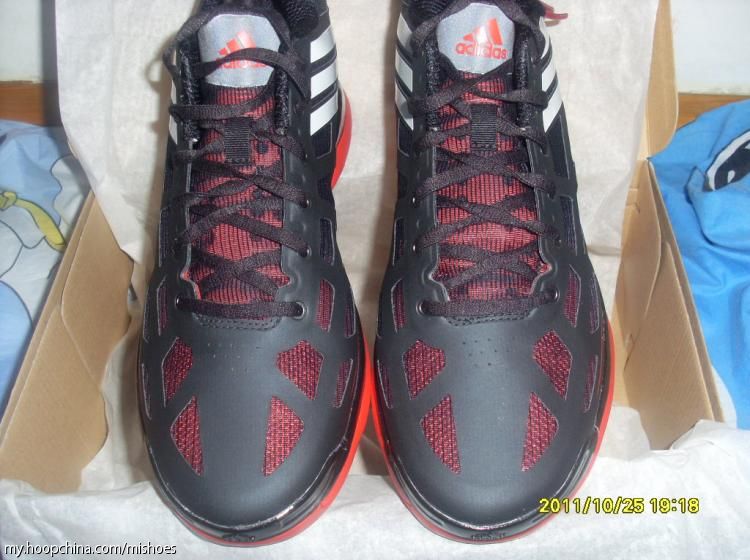 Adidas Adizero Crazy Light Low Black Red White 5