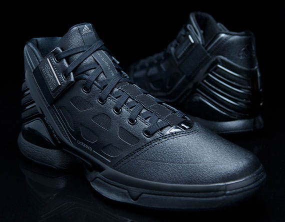 Adidas Adizero Rose 2 Triple Black 3