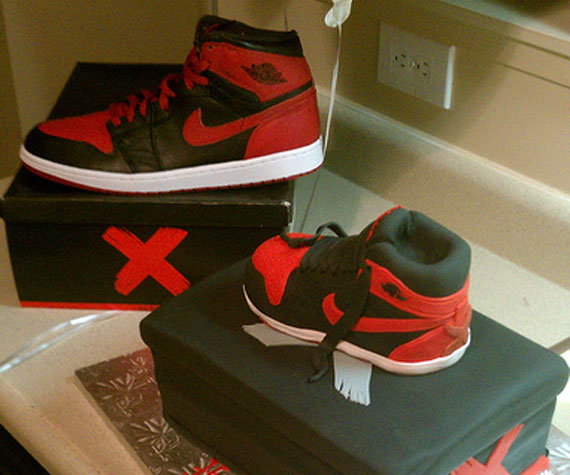 Air Jordan 1 'Banned' Birthday Cake