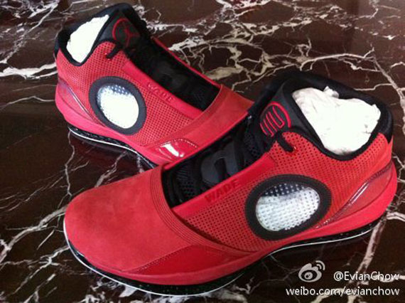 Air Jordan 2010 Red Suede Dwyane Wade 02