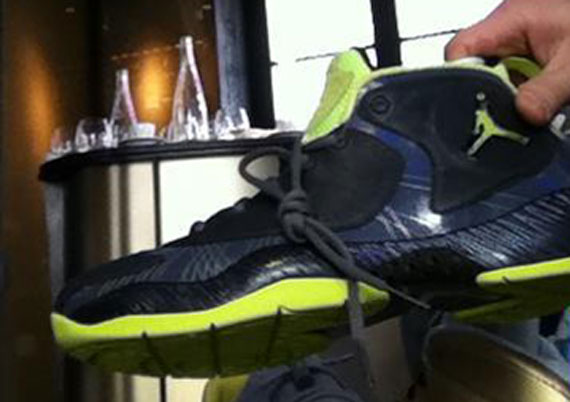 Air Jordan 2012 Black Volt Sample 1