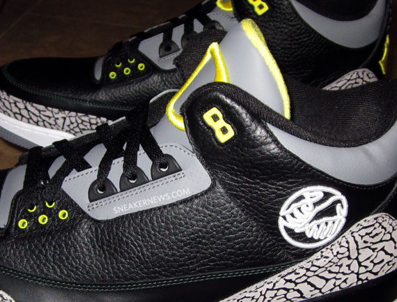 Air Jordan Iii Oregon Pit Crew Matt Knight Madness Raffle 1