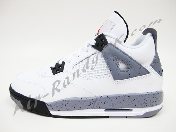 Air Jordan Iv Gs Retro White Cement Air Randy 01