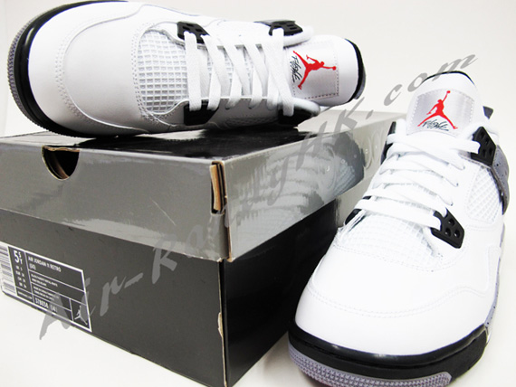 Air Jordan Iv Gs Retro White Cement Air Randy 02