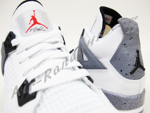 Air Jordan IV GS Retro - White - Cement