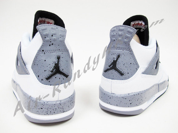 Air Jordan Iv Gs Retro White Cement Air Randy 06