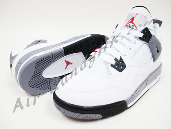 Air Jordan Iv Gs Retro White Cement Air Randy 09