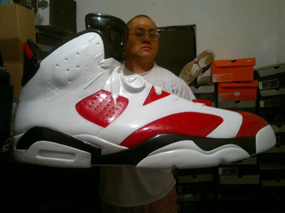 Air Jordan Vi Carmine Sculpture 05