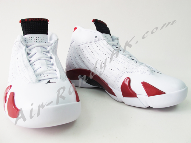 Air Jordan Xiv Retro White Sport Red Black 3