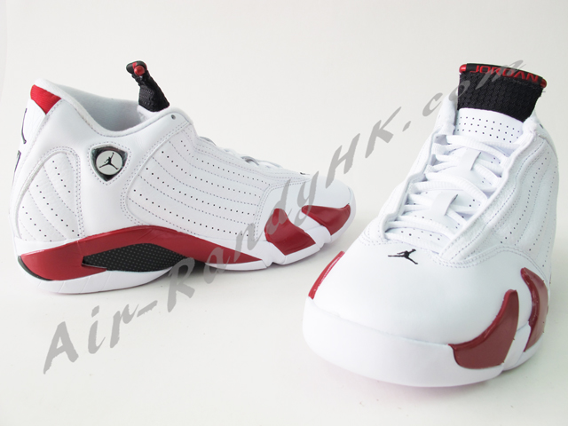 Air Jordan Xiv Retro White Sport Red Black 4