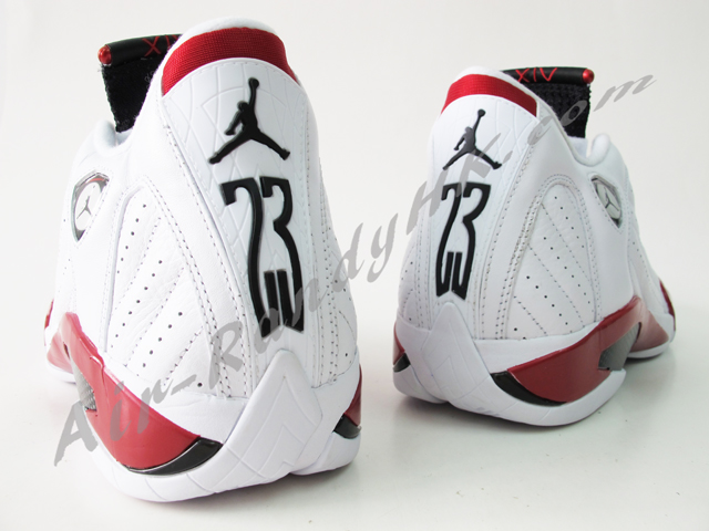 Air Jordan Xiv Retro White Sport Red Black 5