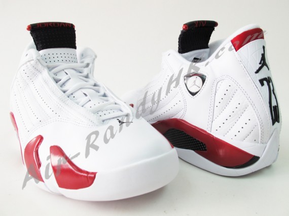 Air Jordan XIV Retro - White - Sport Red - Black