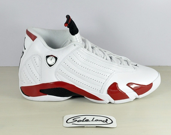 Air Jordan Xiv White Red Black Soleland 01