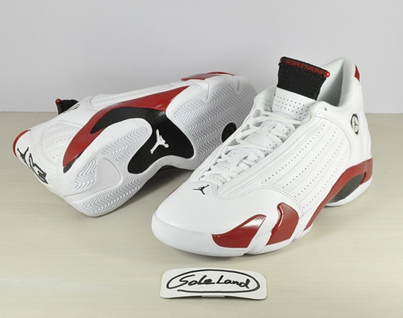 Air Jordan Xiv White Red Black Soleland 04