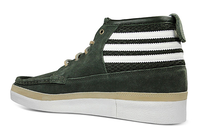 David Beckham Adidas Originals Gazelle Vintage Mid Solid Green Running White Sand Stone 3