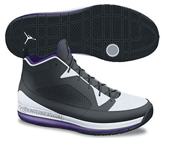 Jordan Flight 9 Max Rst Black White Club Purple