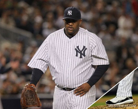 MLB Feet: C.C. Sabathia – Air Jordan XI Concord Cleats