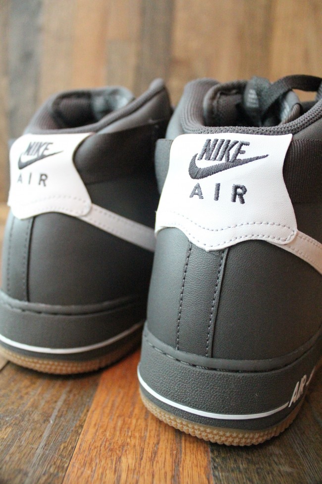Nike Air Force 1 High Midnight Fog White Gum Medium Brown 3