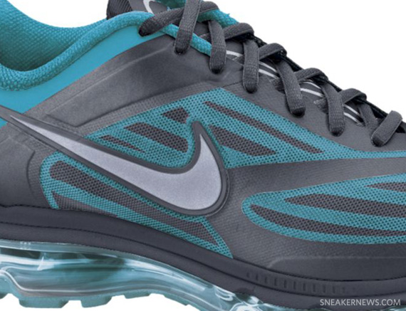 Nike Air Max Ultra - Dark Grey - Metallic Silver - Neo Turquoise