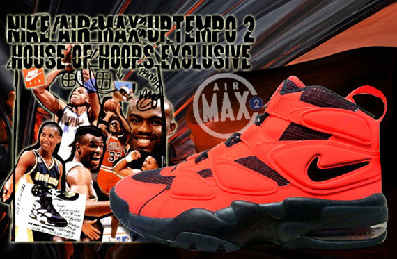 Nike Air Max Uptempo 2 - Max Orange - Black