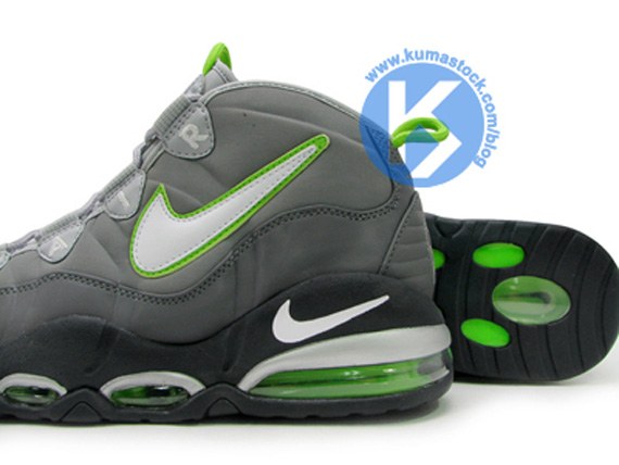 Nike Air Max Uptempo 95 Grey Black Neon 01