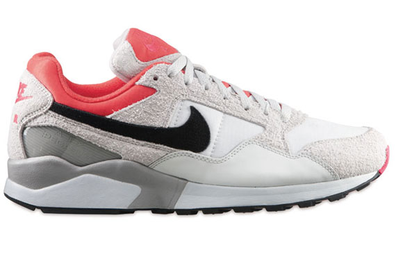 Nike Air Pegasus 92 Grey Suede Red Black White 02