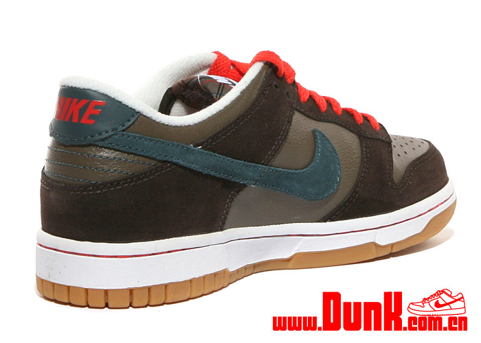 Nike Dunk Low Gs Ironstone Slate Blue Velvet Brown White 1