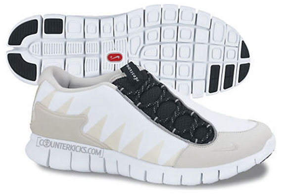 Nike Footscape Free White Light Bone Black White