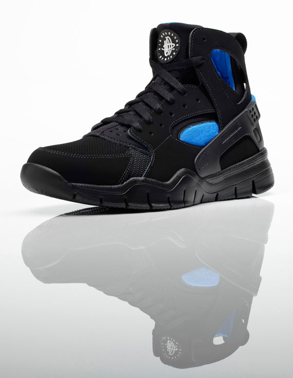 Nike Huarache Free Basketball Black Royal Purple 01