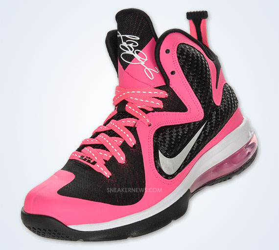 Nike Lebron 9 Gs Laser Pink 07