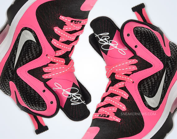 Nike Lebron 9 Gs Laser Pink 08